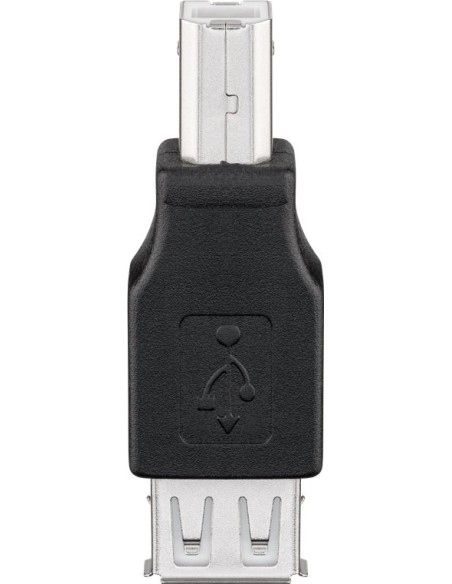 Adaptador USB-A hembra a USB-B macho