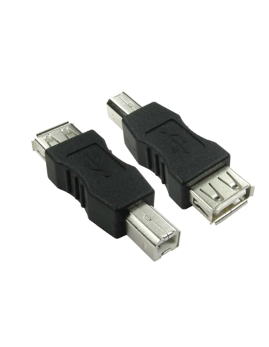 Adaptador USB-A hembra a USB-B macho