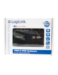 Caja externa HDD 2.5", SATA, USB 3.0 2