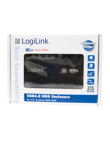 Caja externa HDD 2.5", SATA, USB 3.0