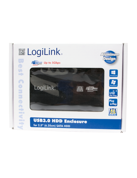 Caja externa HDD 2.5", SATA, USB 3.0