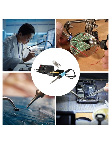 ESTACION DE SOLDADURA 48W 150-420ºC CALENTADOR CERAMICO