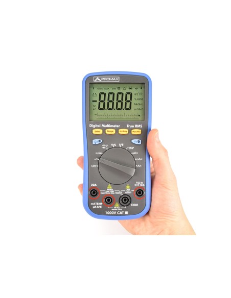 Multimetro Promax TRMS bluetooth