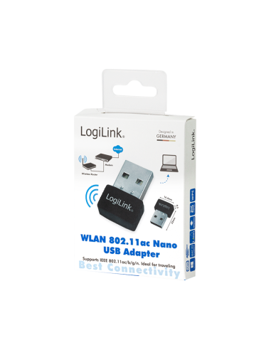 Adaptador nano USB dual WIFI, 600 Mbit/s