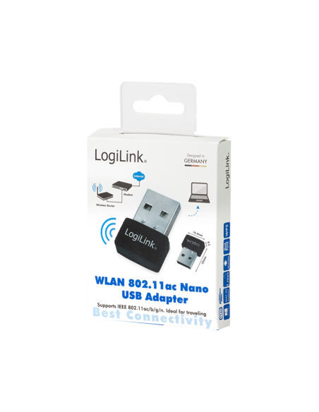 Adaptador nano USB dual WIFI, 600 Mbit/s