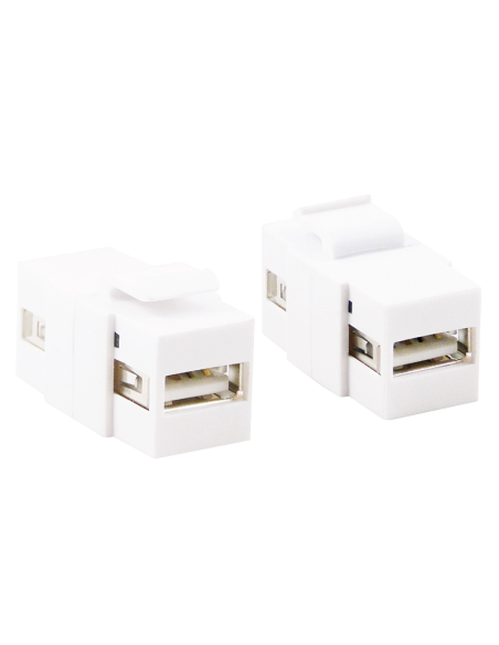 Adaptador Keystone USB 2.0, hembra/hembra