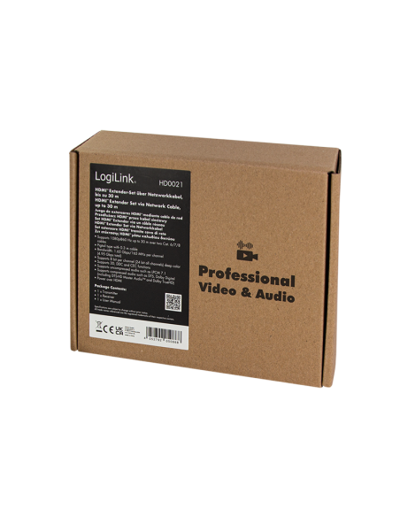 Extensor HDMI RJ45 hasta 30mts 1080p/60Hz