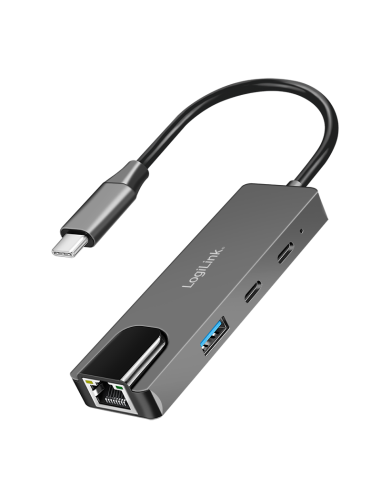 Docking USB 3.2, 3 puertos, con adaptador Ethernet 2,5 G