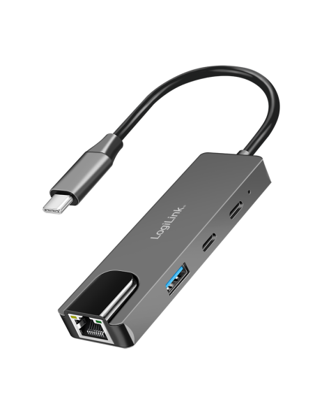 Docking USB 3.2, 3 puertos, con adaptador Ethernet 2,5 G