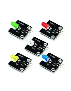 MODULO 1 LED 5mm 3V...5V  1mA ... 20mA