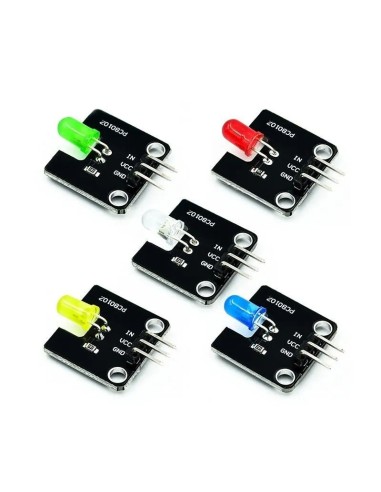 MODULO 1 LED 5mm 3V...5V  1mA ... 20mA