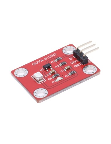 MODULO SENSOR RAYOS ULTRAVIOLETA GUVA-S12SD  3.3V..5V UV 240-370nm