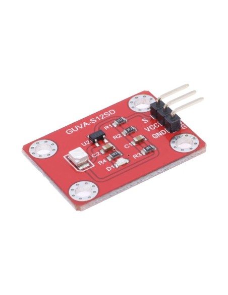MODULO SENSOR RAYOS ULTRAVIOLETA GUVA-S12SD  3.3V..5V UV 240-370nm