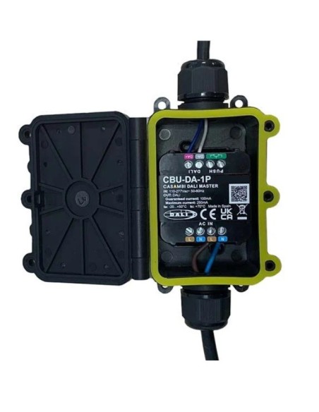 Caja estanca IP66 con dos prensaestopas M20 131x68x37mm.