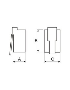 CONECTOR RJ MACHO  10VIAS 2