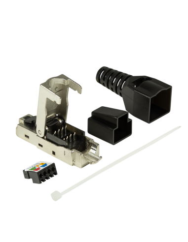 Conector RJ45 CAT6A FTP AWG22/26