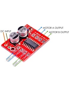 DRIVER CONTROLADOR DE MOTOR PUENTE H ECONOMICO 2