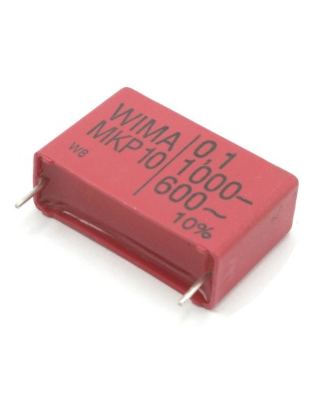 CONDENSADOR MKP polipropileno 100nF 1000Vdc R:22.5mm