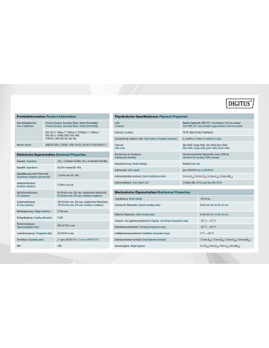 Cable de conexión U/FTP Cat.6A, 100 m, simplex, Eca