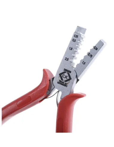 CRIMPADORA C&K  PUNTERAS  0.25-2.5mm²