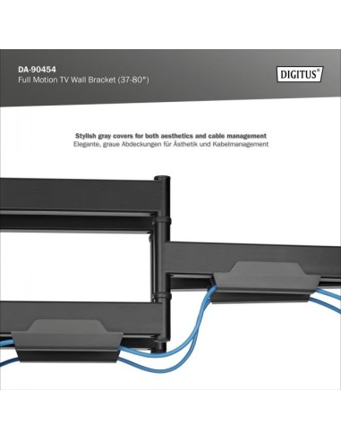 Soporte de pared para televisor Full Motion (37-80")