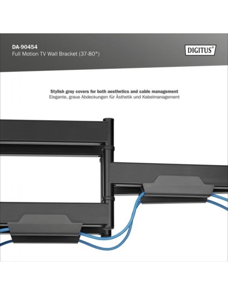 Soporte de pared para televisor Full Motion (37-80")
