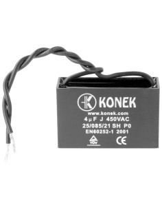 CONDENSADOR 4µF 450VAC PARA ARRANQUE DE VETILADORES & MOTORES