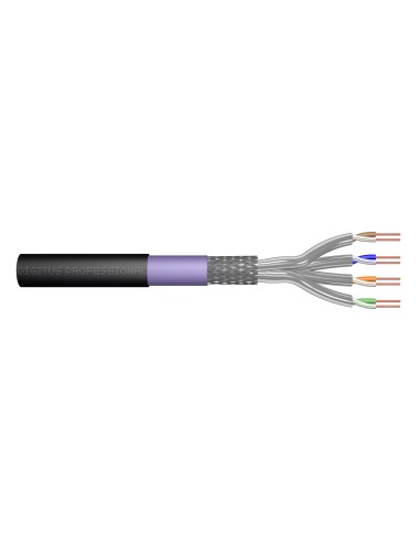 Cable subterráneo Cat.7 S/FTP, 100 m, Simplex, PE