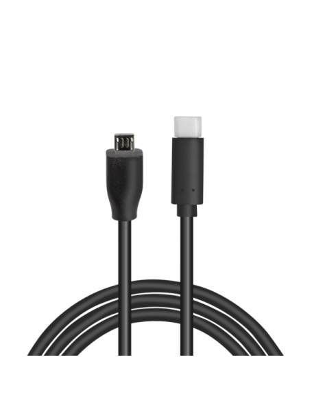Cable USB-C 2.0 a Micro-USB, negro, 1 m
