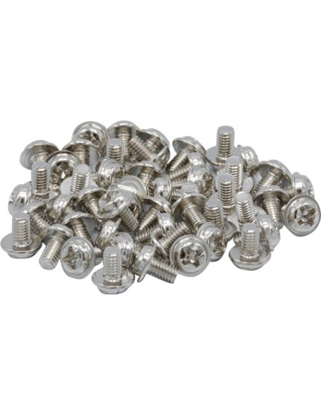 Kit 50 tornillos abovedados para discos duros 3,5"/2,5"