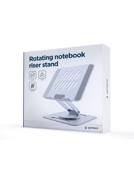 Soporte elevador giratorio para portátil