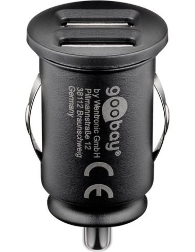 Cargador de coche con dos puertos USB (24 W)