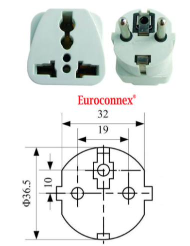 ADAPTADOR UNIVERSAL DE VIAJE