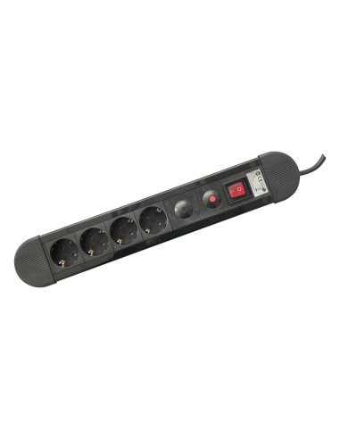 BASE MULTIPLE 4 TOMAS PROTECCION SOBRECARGA - SOBRETENSION