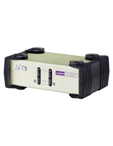 Switch KVM VGA PS/2-USB de 2 puertos