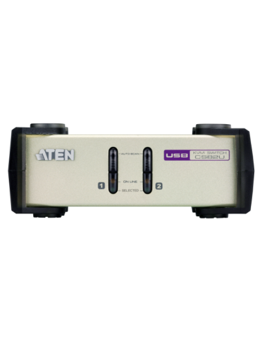 Switch KVM VGA PS/2-USB de 2 puertos