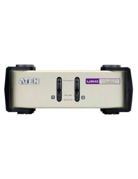 Switch KVM VGA PS/2-USB de 2 puertos