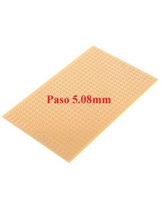 PLACA BAQUELITA DE TOPOS PASO 5,08mm 160X100mm