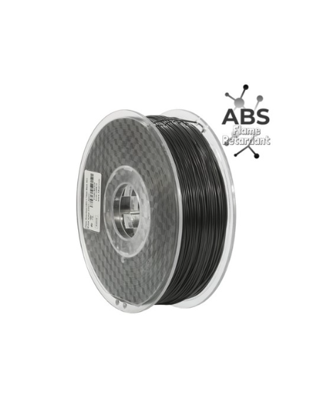 Filamento 3D ABS+ negro 1.75  1Kg.