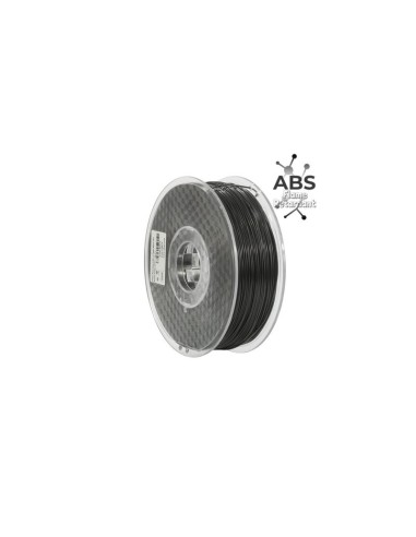 Filamento 3D ABS+ negro 1.75  1Kg.