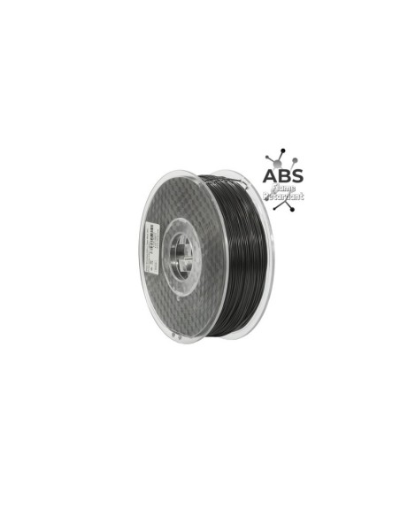 Filamento 3D ABS+ negro 1.75  1Kg.