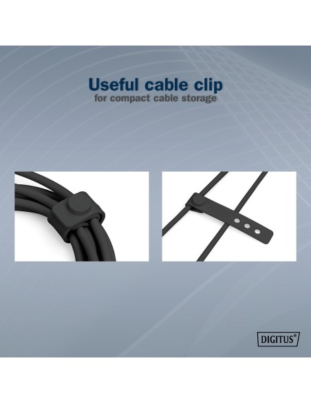 Cable USB de silicona, USB 20 Gbps, 2 m, negro