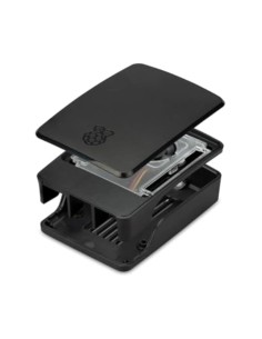 CAJA PARA RASPBERRY PI-5 NEGRA ABS