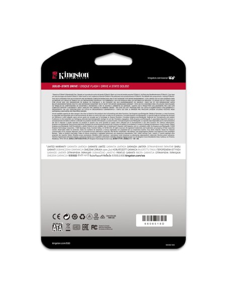 Disco Duro Kingston A400 240Gb Disco SSD SATA3 500MB/S