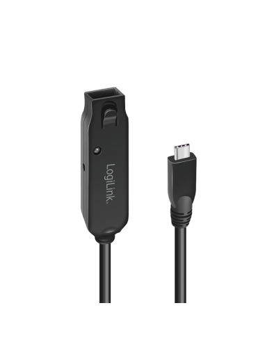 Cable USB-C/M a USB-C/H, amplificador, 5 m