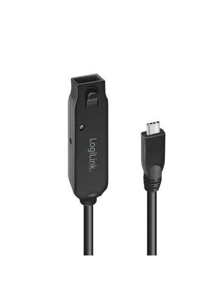 Cable USB-C/M a USB-C/H, amplificador, 5 m