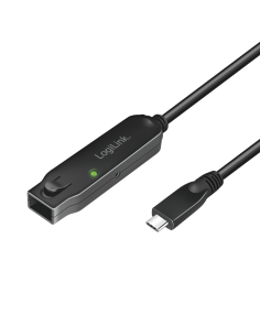 Cable USB-C/M a USB-C/H, amplificador, 5 m