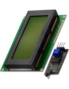 Pantalla LCD 20x4 con módulo i2C Retroiluminación Verde