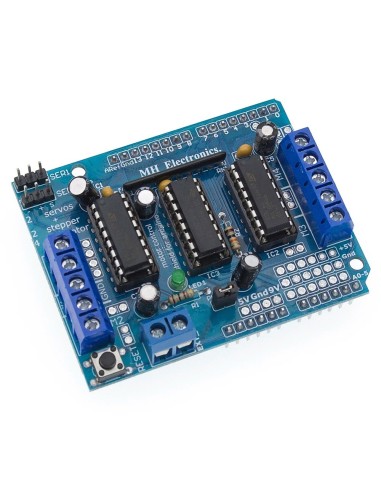 SHIELD DE EXPANSION CON DRIVER L293D PARA ARDUINO MEGA