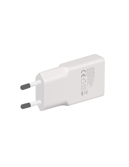 Cargador GaN con dos puertos USB-C/A, 30 W,
